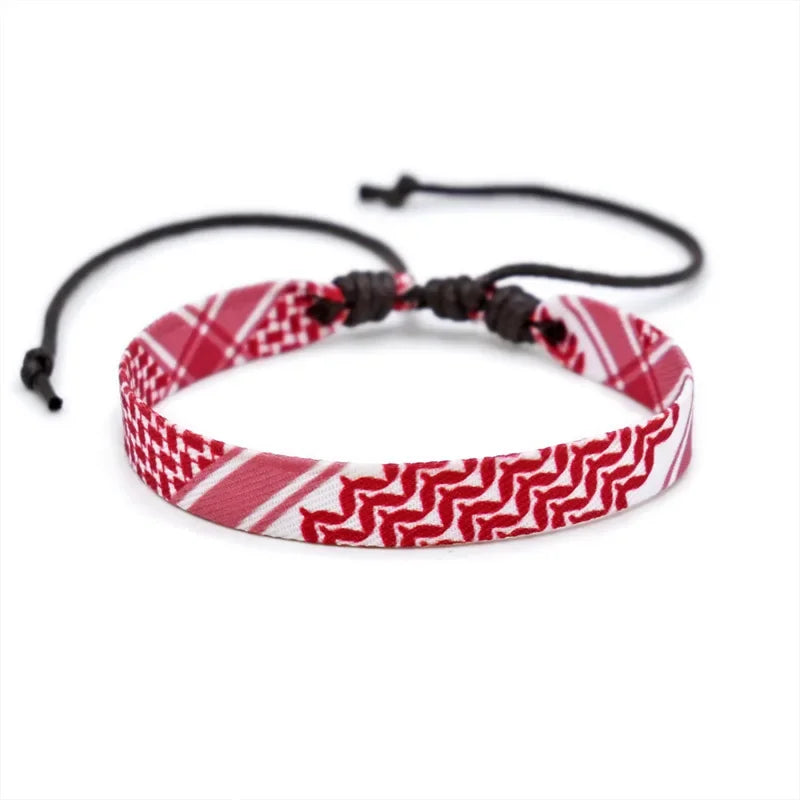 Palestinian keffiyeh bracelet