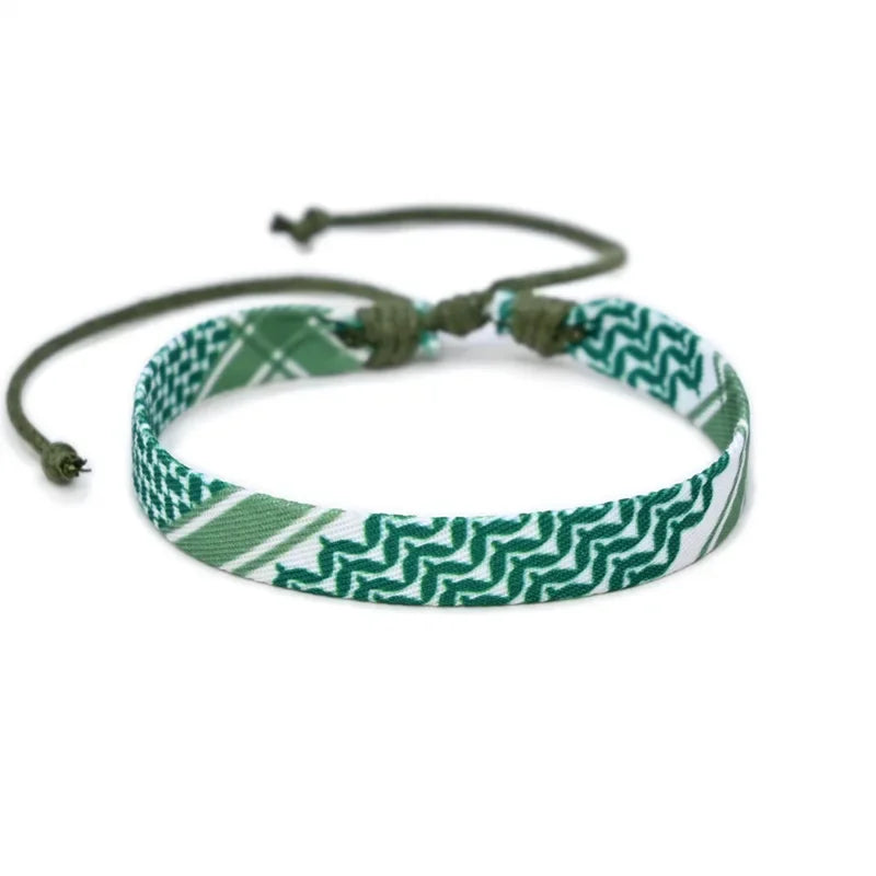 Palestinian keffiyeh bracelet