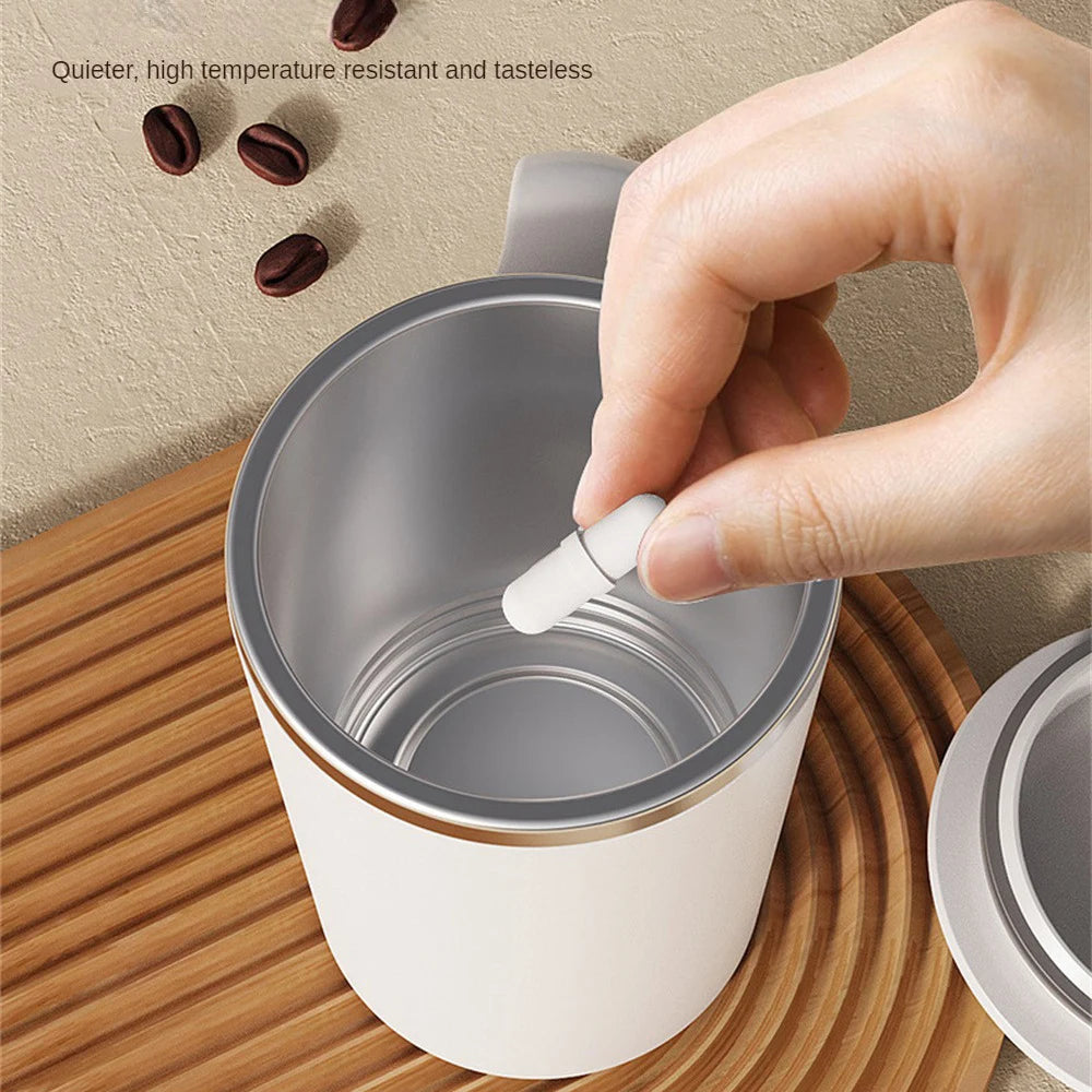 Mug Coffee Milk Juice Mixing Cup Electric Stainless Steel