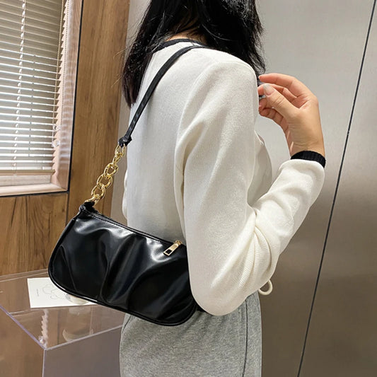 Cloud Pleated Causal Handbag Women's Dumpling Tote Armpit Bag