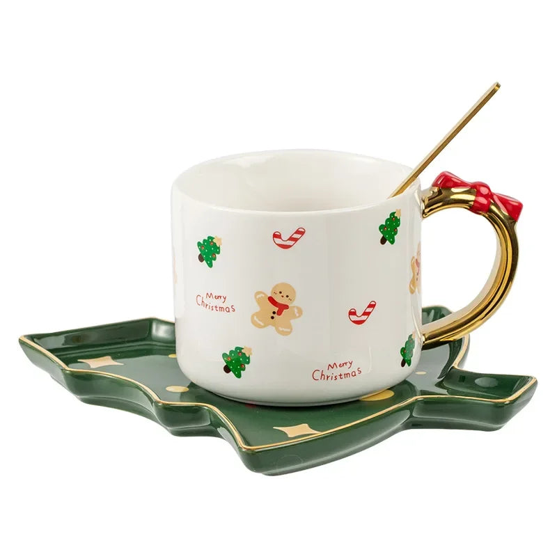 Ins Christmas Gift Ceramic Exquisite Coffee Cup