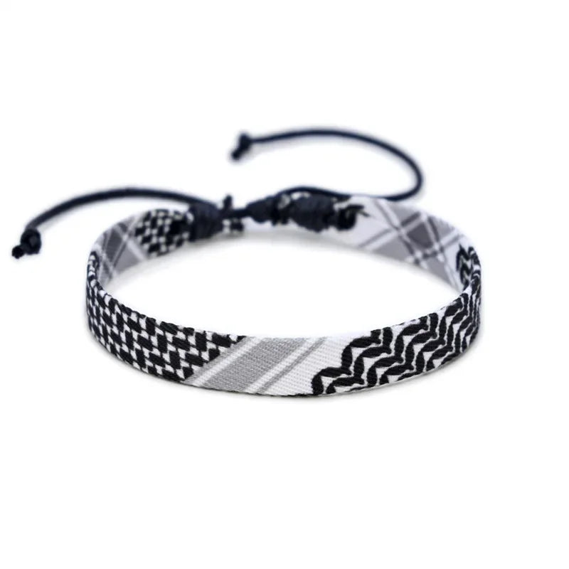 Palestinian keffiyeh bracelet