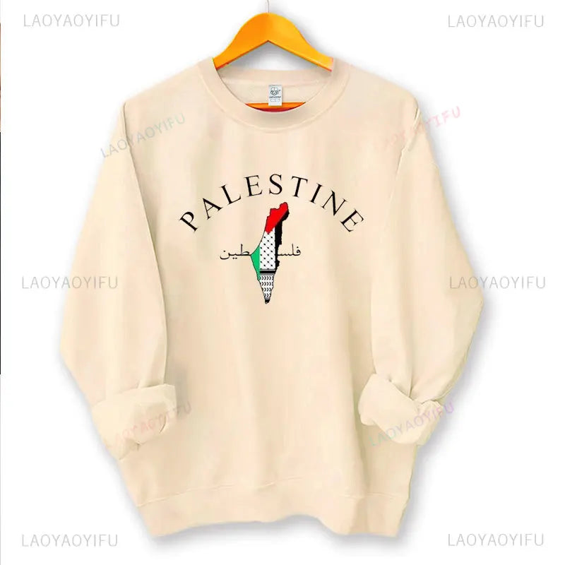 Vintage Printed Palestine Sweatshirt