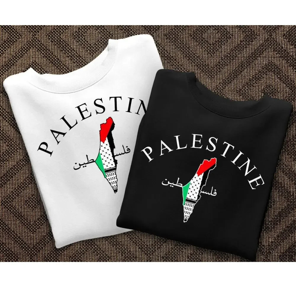 Palestine Map Sweatshirt Palestinian