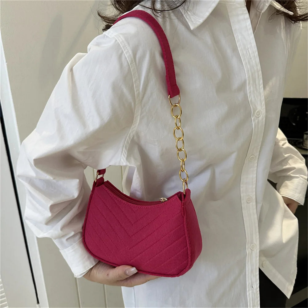 New Brand Women Retro Underarm Bag