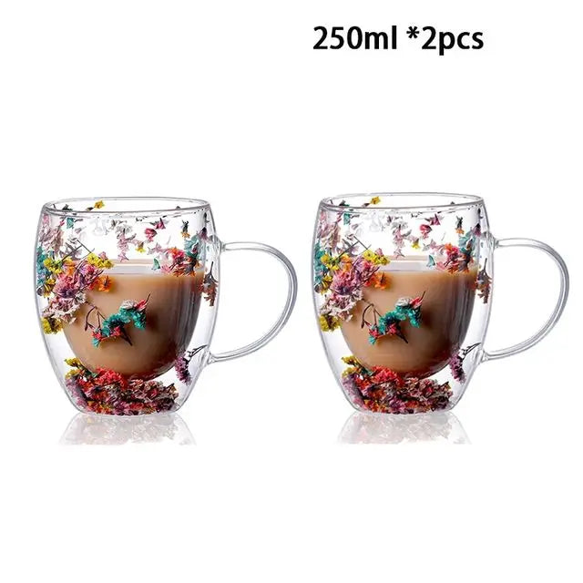 Double Wall Glass Mug