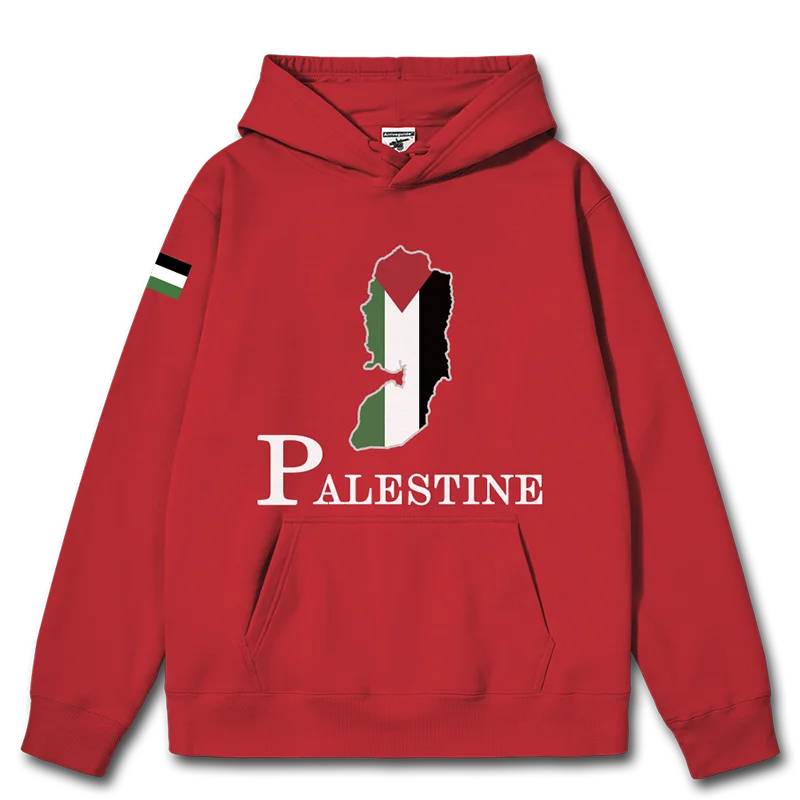 Palestine National Map mens hoodies