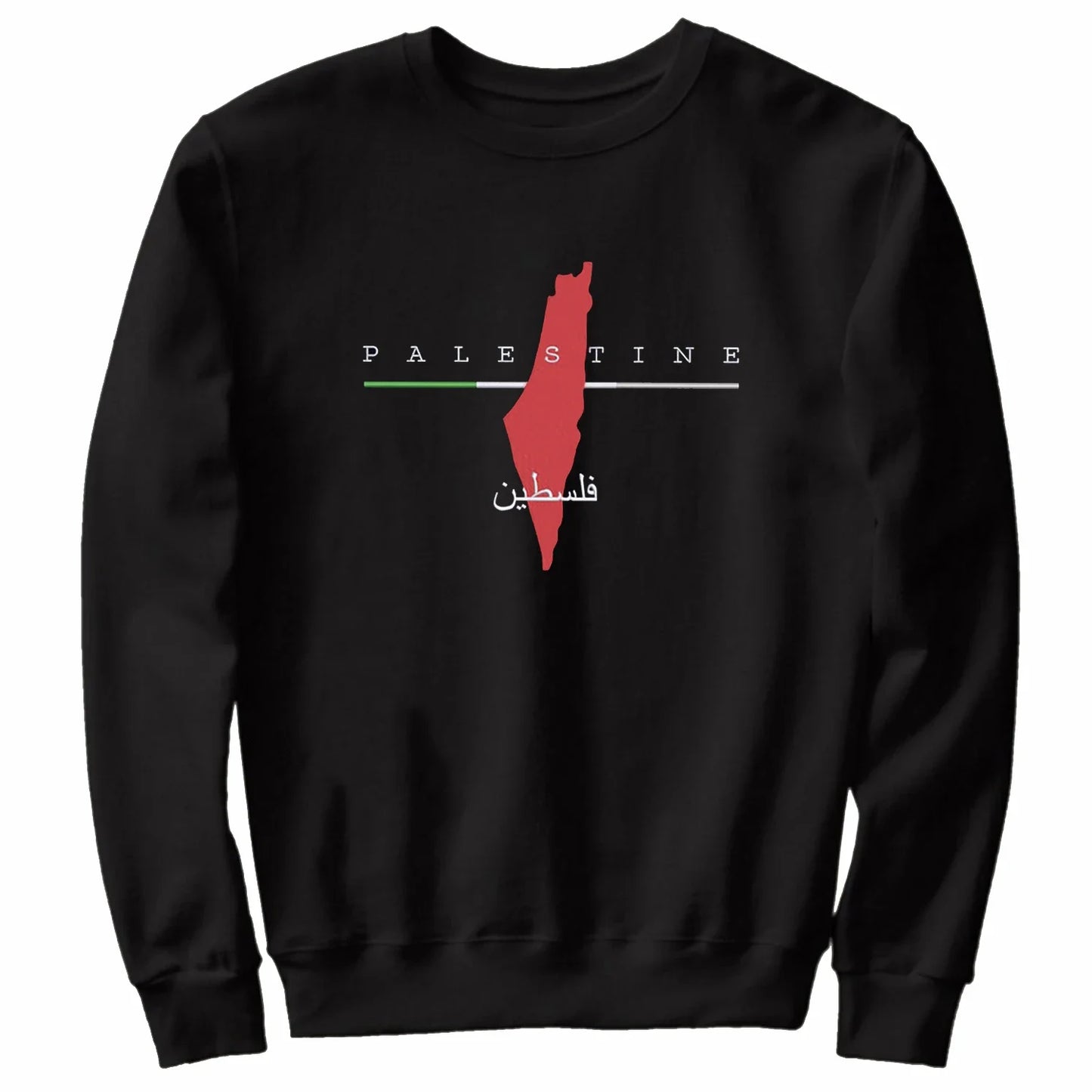 Palestinian Map  Hoodie 100% Cotton