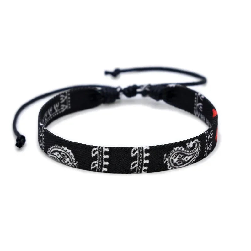 Palestinian keffiyeh bracelet