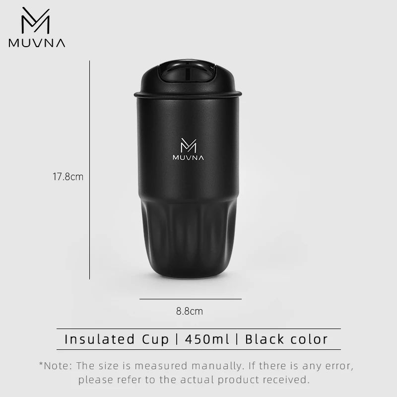 Mug Spill Proof With Lid Car Thermos Cup White