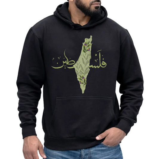 New in Hoodies & Sweatshirts Palestine Olive Hoodie