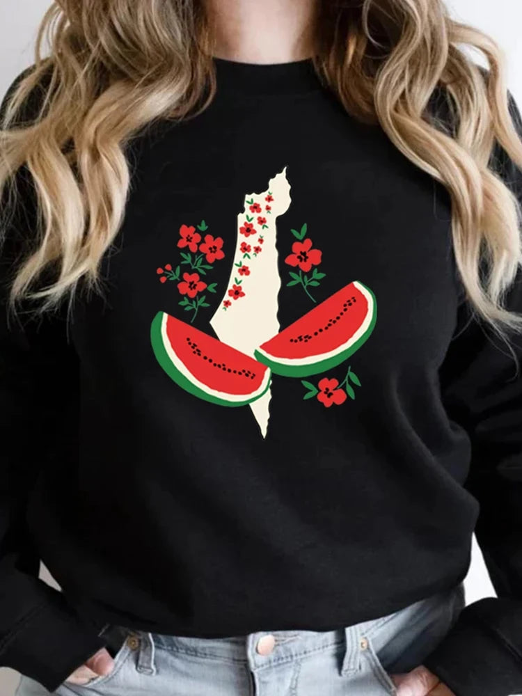 Watermelon Sweatshirts Funny Watermelon Women