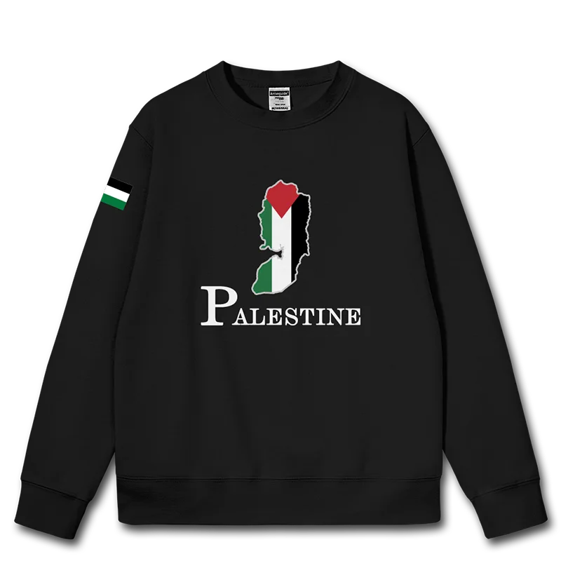 Palestine National Map mens hoodies