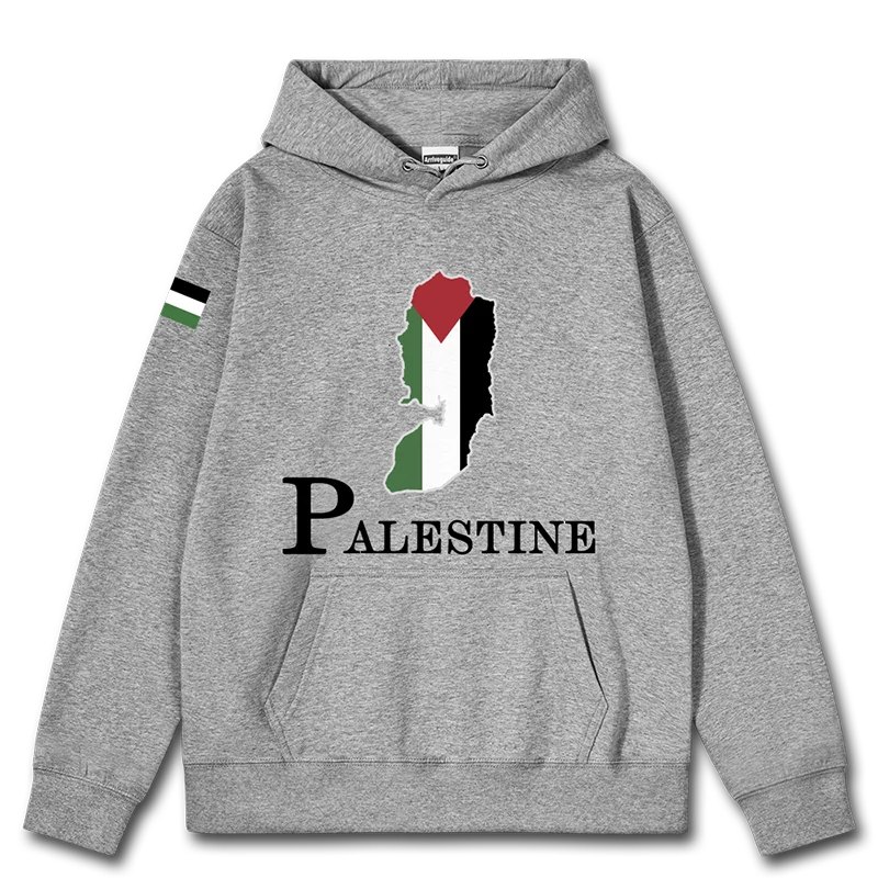 Palestine National Map mens hoodies