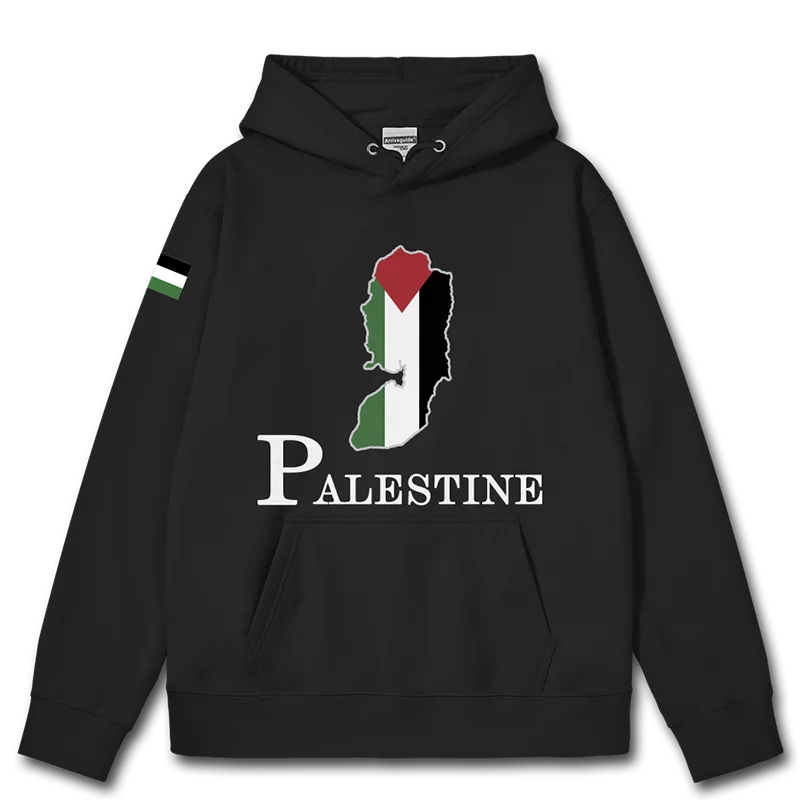 Palestine National Map mens hoodies