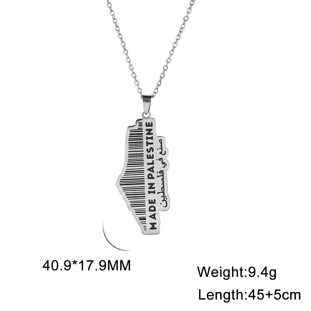 palestine Pendant Necklace