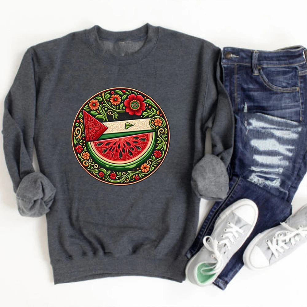 Watermelon Graphic Sweatshirt