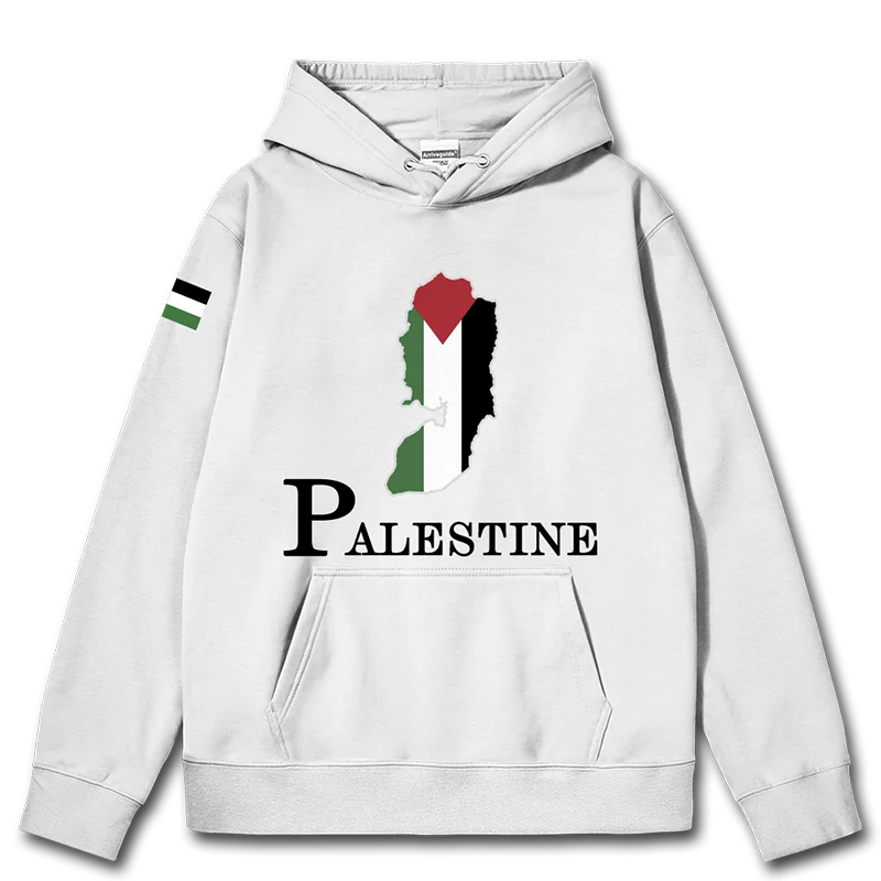 Palestine National Map mens hoodies