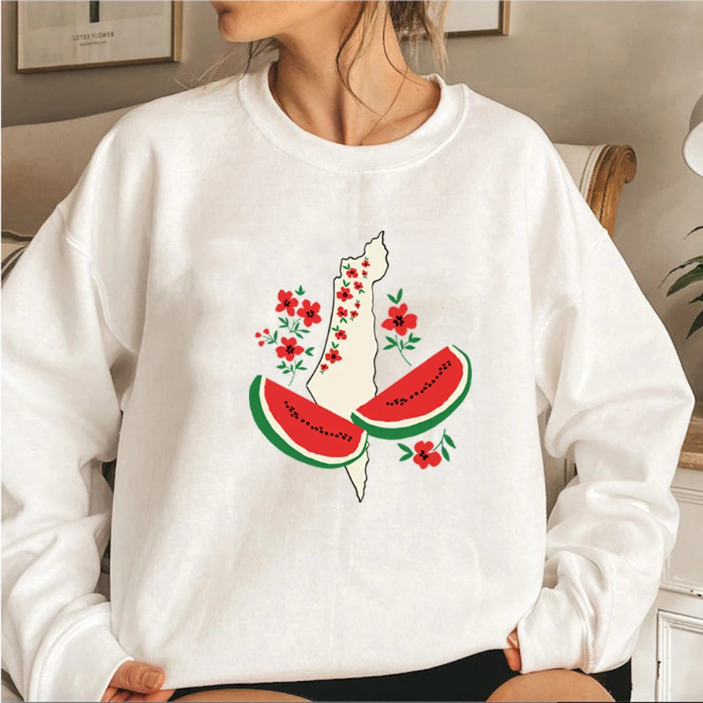 Watermelon Sweatshirts Funny Watermelon Women