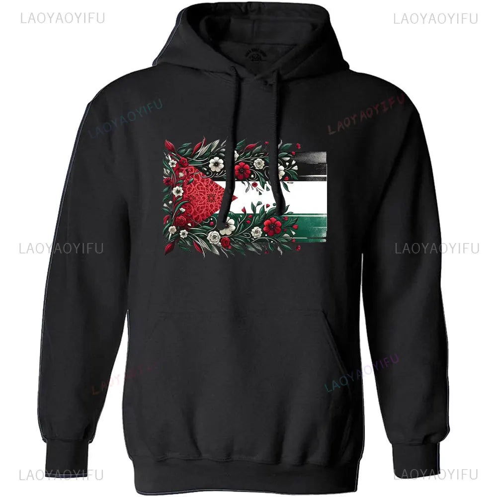 Palestine Hoodie Fashion Women