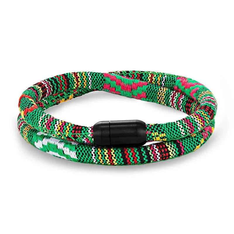 Palestinian keffiyeh bracelet