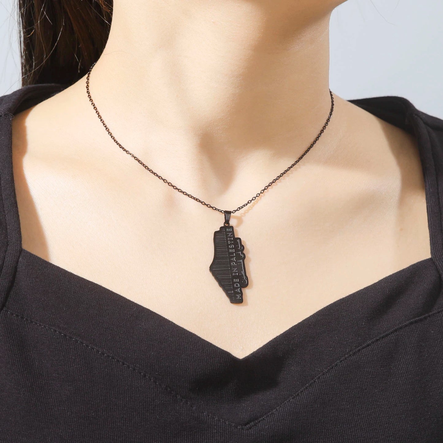 palestine Pendant Necklace