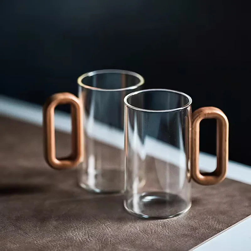 Glass Coffee Cup Mug