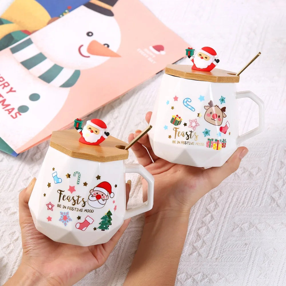 Christmas Gift Set: Warm 55℃ Ceramic Mug