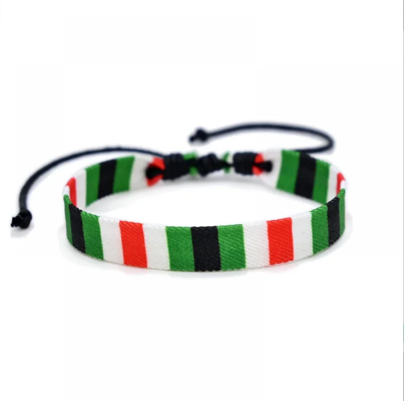 Palestinian keffiyeh bracelet