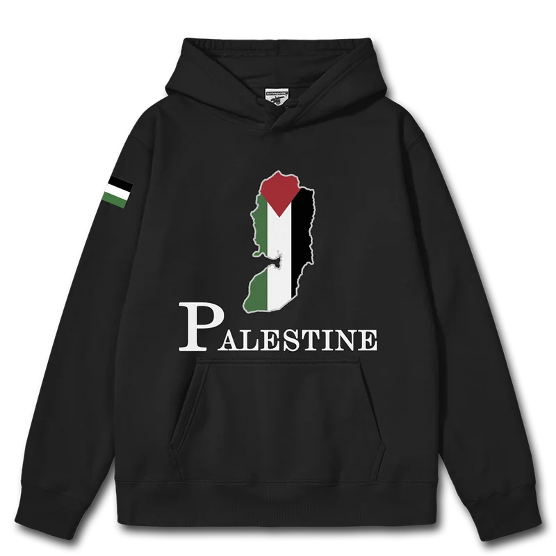 Palestine National Map mens hoodies